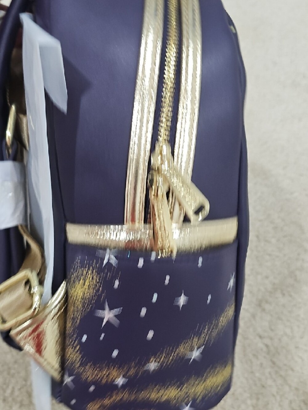 Loungefly Purple Mirabel Artwork Mini Backpack - Picture 4 of 8